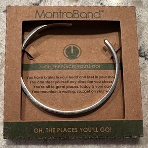 MantraBand Silver OH THE PLACES YOU’LL GO Bracelet